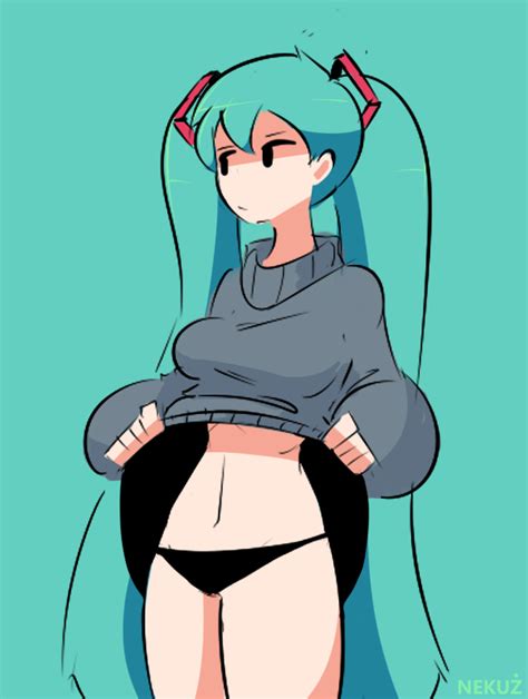 Rule 34 1female 1girls Blue Hair Boob Female Hatsune Miku Long Hair