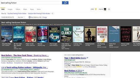 Bing Now Recommends Best Sellers For You To Read Engadget