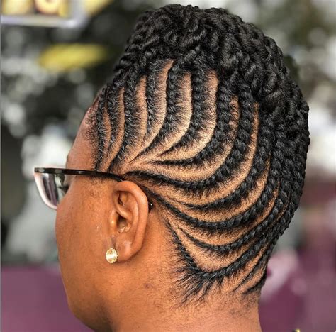 20 Plain Lines Hairstyles Without Braids For Natural Hair Ke