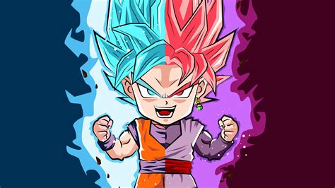 Art Dragon Ball Super Goku And Black Goku Anime Wallpaper