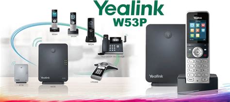 Yealink W53p Dect Phone System Capable For 8 Handsets And 6 Repaeaters