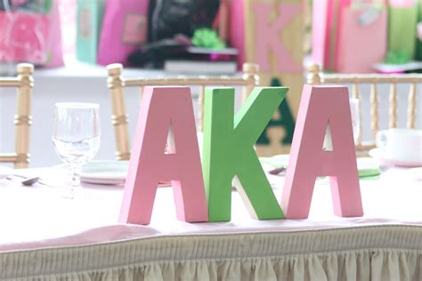 Aka1908 Aka Alpha Kappa Alpha Pink And Green Pink Green Decor