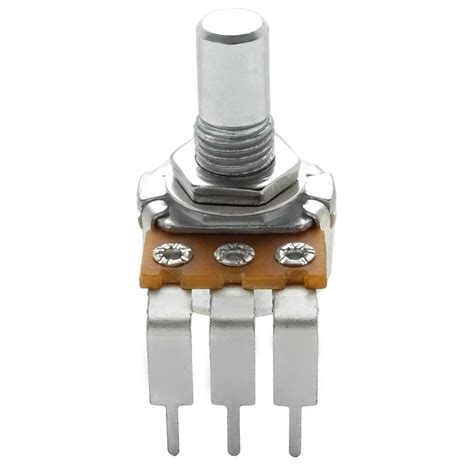14 Smooth Shaft Potentiometer Right Angle Pcb