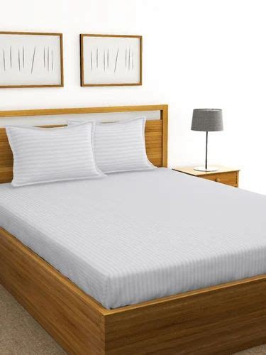 White 100 Cotton Hospital Bed Sheets Type Single Size 60 X 90cm