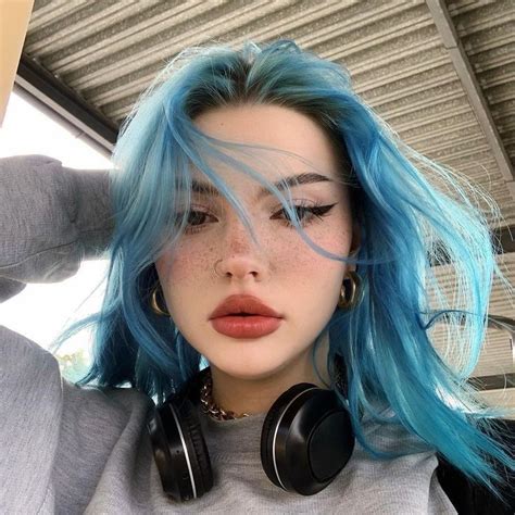 first time discovered by firlina on we heart it in 2022 blue hair aesthetic hair inspiration