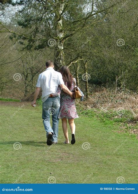 Young Lovers Stock Photo Image Of Young Park Skirt Happy 98058