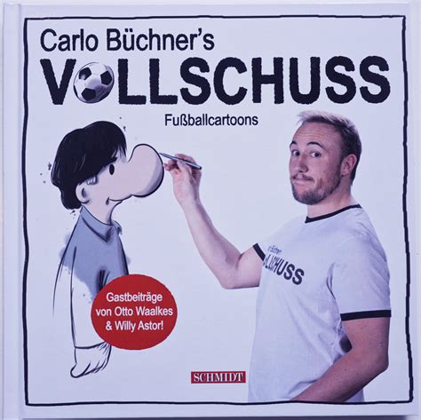 Vollschuss Fußball Cartoons Buch Carlo Büchner Otto Walkes Und
