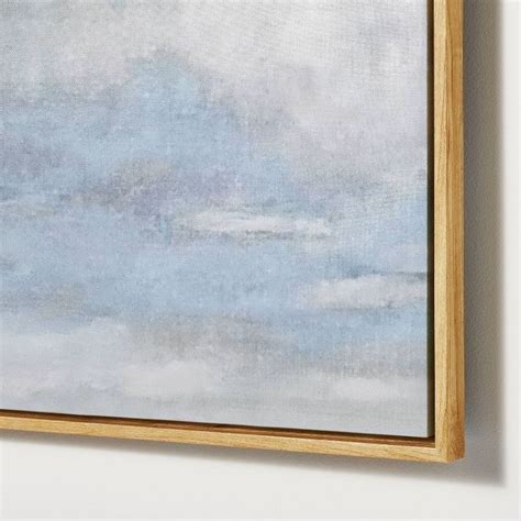 36 X 30 Clouds Framed Wall Canvas Threshold Designed With Studio