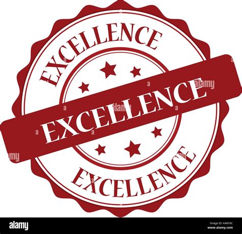 Excellence Red Stamp Illustration Stock Vector Art And Illustration