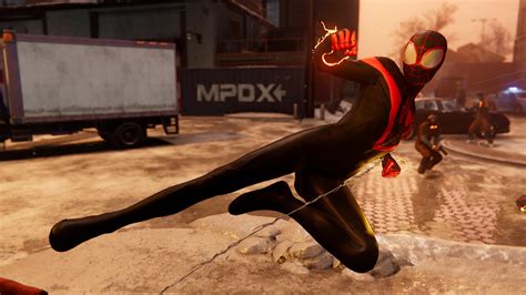 Comic Miles Morales Suit V Knackeredtom At Marvels Spider Man Miles Morales Nexus Mods And