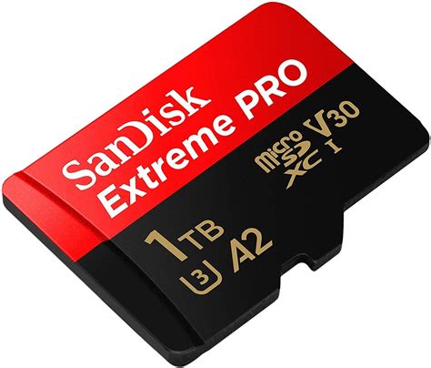 Sandisk Sdsqxcz 1t00 Gn6ma Extreme Pro 1 Tb Microsdxc Memory Card
