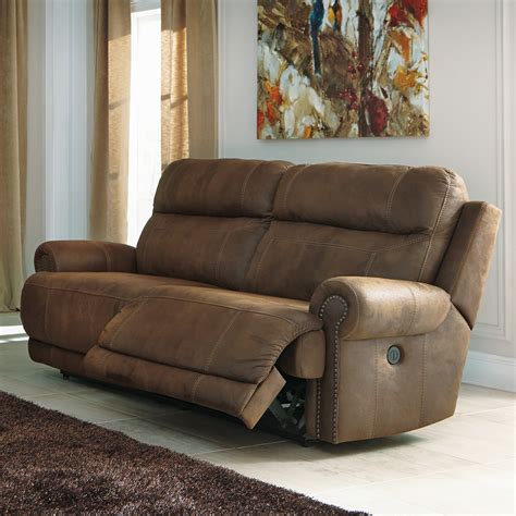 Ashley furniture — peeling leather couch. Signature Design by Ashley Austere 2 Seat Reclining Sofa ...