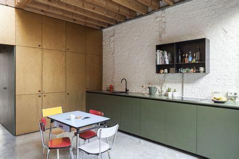 Maybe you would like to learn more about one of these? Green cabinets in a modern house in Antwerp by Belgium ...