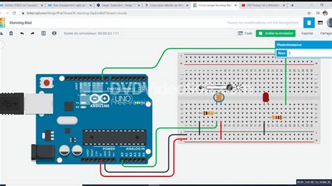 Simulation allumer une led avec photorésistance arduino YouTube