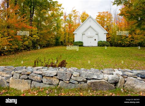 Randolph Church Built In 1884 In Franconia Notch New Hampshire Usa