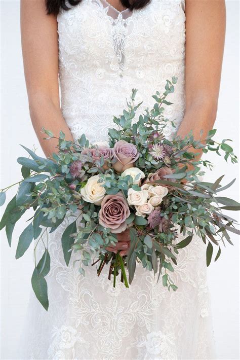 Diy Wedding Flowers Crazy In Love Package Mauve Bouquets Kukka