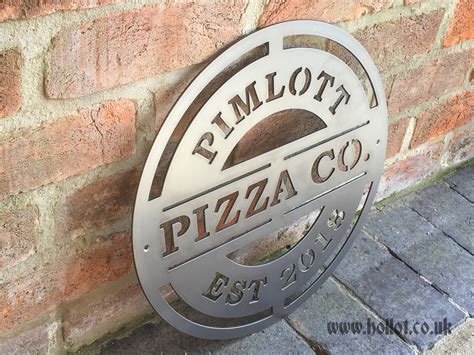 Pizza Sign Hollot Metal Works