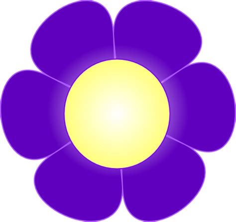 Purple Daisy Flower Clip Art At Vector Clip Art Online