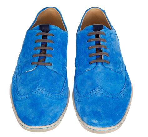 Trendenz Fred Perrys Blue Suede Shoes