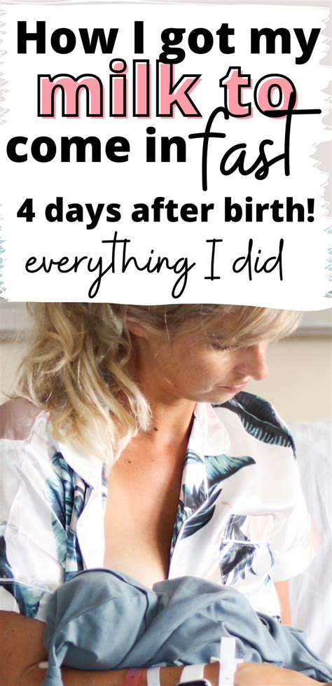 how i got my milk to come in fast 4 days after delivery the postpartum cure breastfeeding