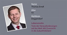 Unsere Neuen im Steckbrief: Heute Thomas Erndl | CSU-Landesgruppe