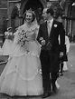 The wedding of Raine Spencer and Gerald Legge, Earl of Dartmouth, at St ...