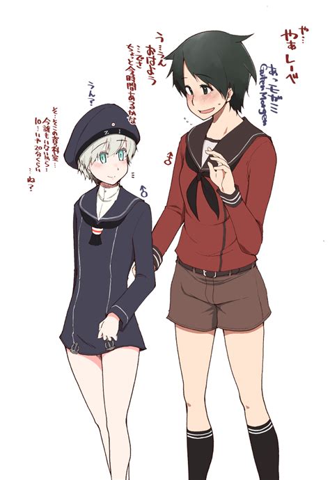 Z Leberecht Maass And Mogami Kantai Collection Drawn By Ryo Liver