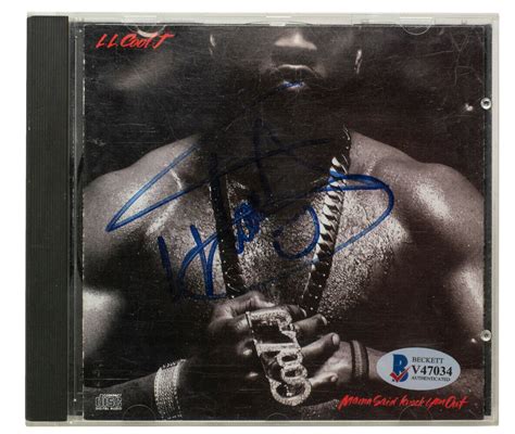 Ll Cool J Signed Mama Said Knock You Out Cd Bas Ebay