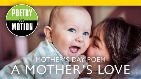 A Mothers Day Poem A Mothers Love Youtube