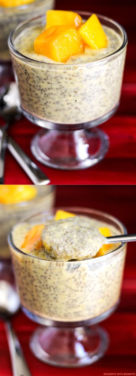 Also, gradual changes in meal planning can increase the number of cholesterol lowering recipes used during the week. Healthy Mango Cardamom Chia Seed Pudding Recipe | Vegan ...