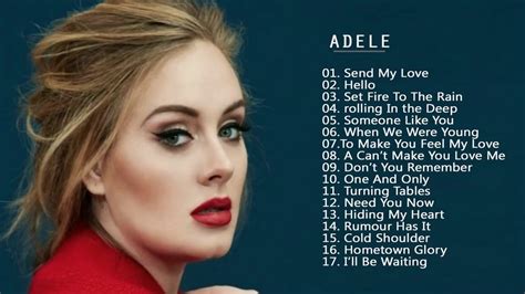 Best Songs Of Adele Adele Greatest Hits Mix Playlist 2017 Youtube