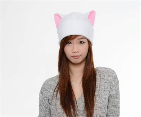 Cat Ear Beanie Cat Hat Cat Ears Cat Fleece Hat Kitty Etsy