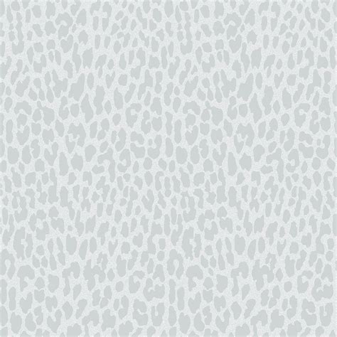 Fine Decor Geo Animal Print Glitter Wallpaper Grey Silver