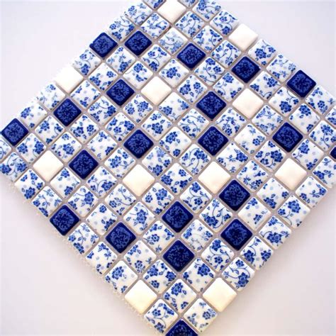 Porcelain Tile Shower Mosaic Floor Tiling Pattern