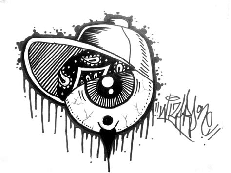 One Eye Graffiti Sticker By Wizard1labels On Deviantart