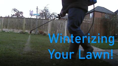 Winterizing Your Lawn Youtube