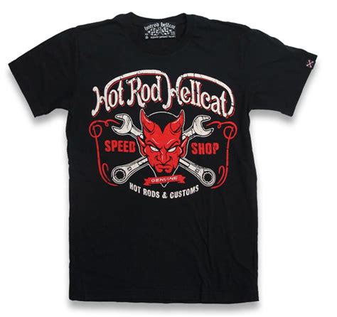 Mens New Rockabilly Liquor Brand T Shirt Devil Spanner Speed Shop
