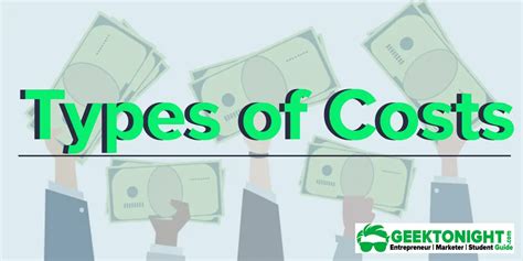 10 Types Of Costs Economics Infographic Geektonight