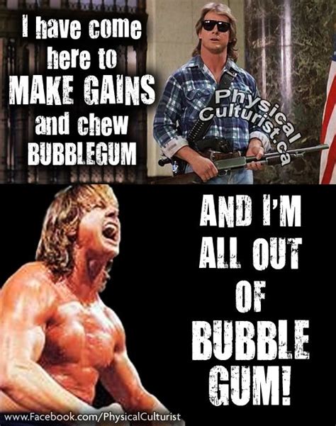 The perfect roddypiper bubblegum kickass animated gif for your conversation. They Live Movie Quote with Roddy Piper - I have come here to chew bubblegum and kick ass...and I ...