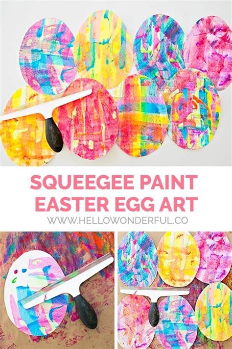 Colorful Easter Egg Art Project For Kids