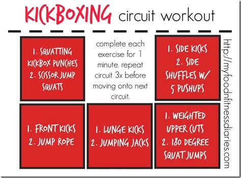 Kickboxing Workouts Fitness And Health Pinterest
