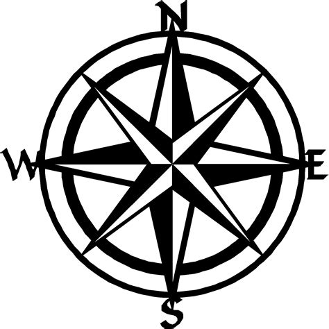 Nautical Compass Clip Art Svg
