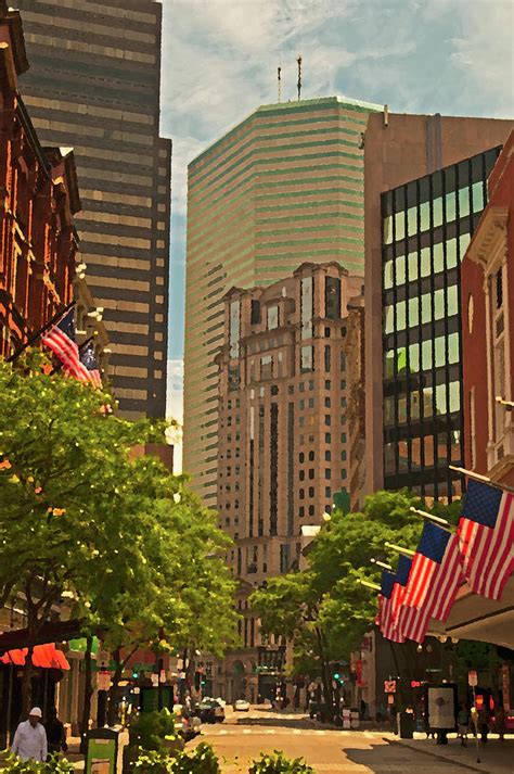 Summer In Boston Painting Photograph By Paul Mangold Fine Art America