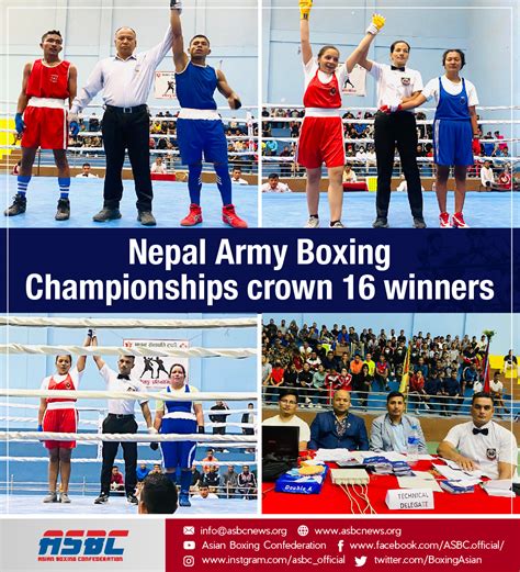 nepal army boxing championships crown 16 winners asbcnews