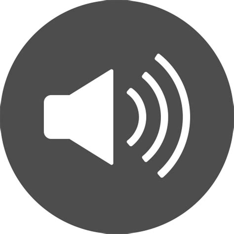 Music Sound Speaker Volume Audio Circle Icon