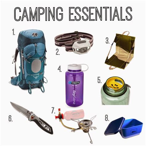 Kiwi At Heart: Camping Essentials