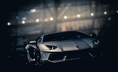 Free Download Hd Wallpaper Lamborghini Gray Lamborghini Aventador