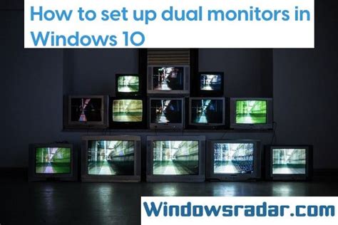 On the windows 10 laptop which you want to use as an external monitor or which you want to use for projection, navigate to settings > system > projecting to this pc. How to Add Multiple Monitors To Your Windows 10 PC