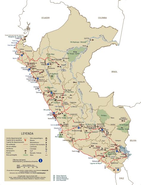 Mapas Imprimidos De Perú Con Posibilidad De Descargar
