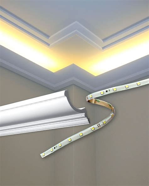 Installing led lights in your coves or crown molding can add an element of upscale style, a splash of fun or a fresh touch of charm; Outwater Plastics Industries | Cove lighting, Slider ...